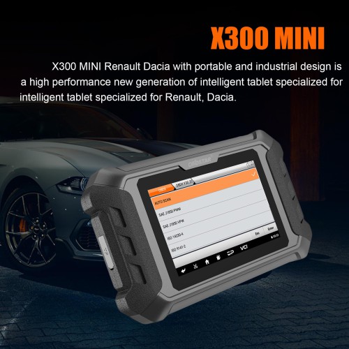 OBDSTAR X300 MINI Renault & Dacia – Key Programming, Cluster Calibration & Mileage Correction Tool
