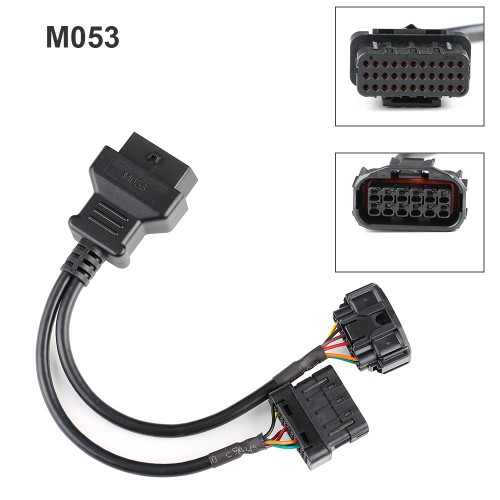 OBDSTAR Motorcycle IMMO Kit Full Adapters Configuration 1 for  X300 PRO4/X300 DP Plus/ X300 DP/Key Master DP