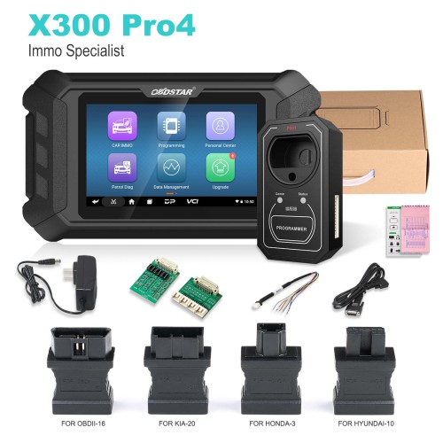OBSDTAR X300 Pro 4 Key Master 5 Plus Motorcycle IMMO Kit Full Adapters Configuration 1