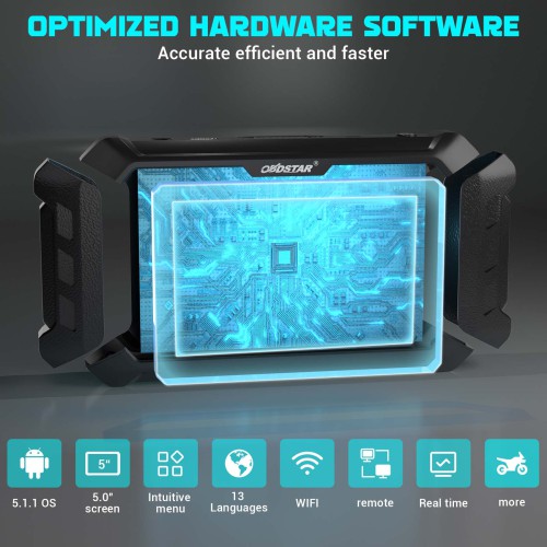 OBDSTAR ISCAN URAL Intelligent Motorcycle Diagnostic Tool Portable Tablet Scanner Supports Multi-languages