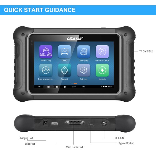 OBDSTAR MOTOSTAR Intelligent Motorcycle /Snow Mobile/ATV/UTV Diagnostic Equipment