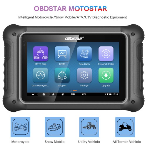 OBDSTAR MOTOSTAR Intelligent Motorcycle /Snow Mobile/ATV/UTV Diagnostic Equipment