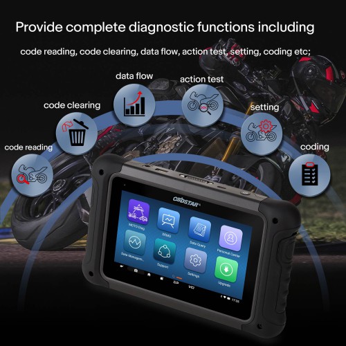 OBDSTAR MOTOSTAR Intelligent Motorcycle /Snow Mobile/ATV/UTV Diagnostic Equipment