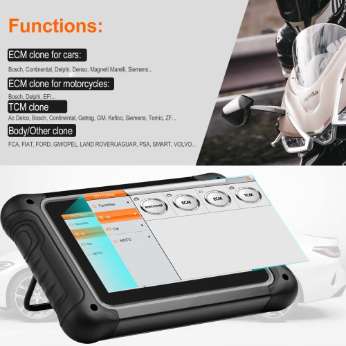 (Second-hand 95% New)OBDSTAR DC706 DC 706 Full Version ECU/TCM/BCM Programmer for Cars & Motorcycles, Clone by OBD/Bench/Boot, Supports Checksum & I/O