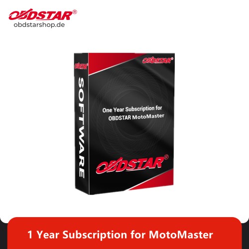 OBDSTAR MotoMaster One Year Subscription