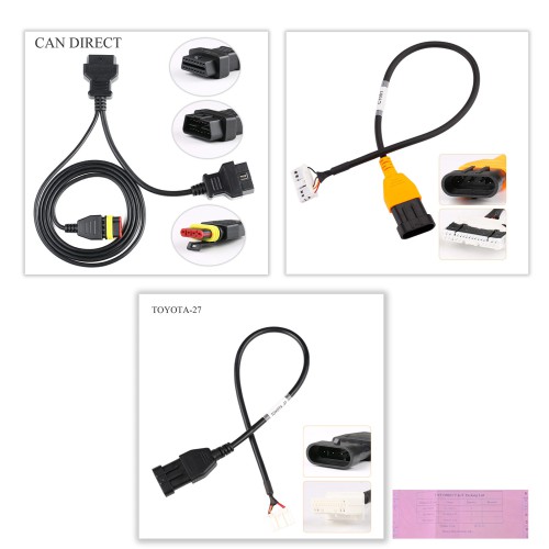 OBDSTAR CAN DIRECT KIT TOYOTA-27 No Disassembly Cable