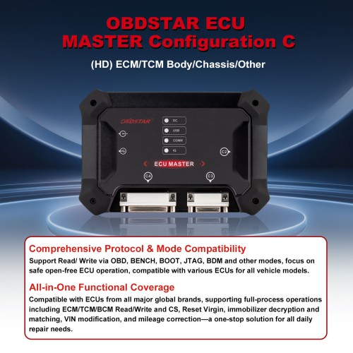 2026 OBDSTAR ECU Master Configuration C for HD ECM TCM BCM
