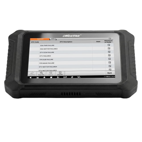 OBDSTAR MarineMaster C: Inboard + D: Generator Read/Clear Code, Data Flow, Freeze Frames, Action Test