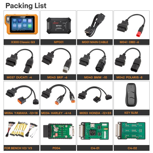 (Second-hand 99% New)OBDSTAR X300 Classic G3 A1+A2 Support Programming of E-cars, Motorcycle, Marine (jet-ski)