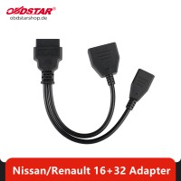 OBDSTAR C1007 for Nissan/Renault 16+32 Cable – Key Programming, All Key Lost & ECU Programming for X300 G3/DP Plus/PRO4
