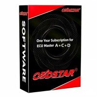 OBDSTAR ECU Master Configuration A+C+D One Year Software Subscription